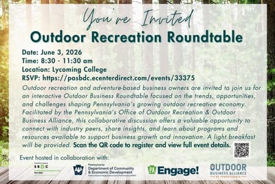 Are you an outdoor recreation and adventure-based business?