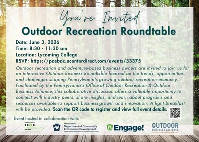 Are you an outdoor recreation and adventure-based business?